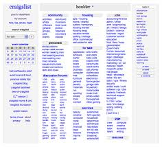 When Can You Use Craiglist Boulder CO